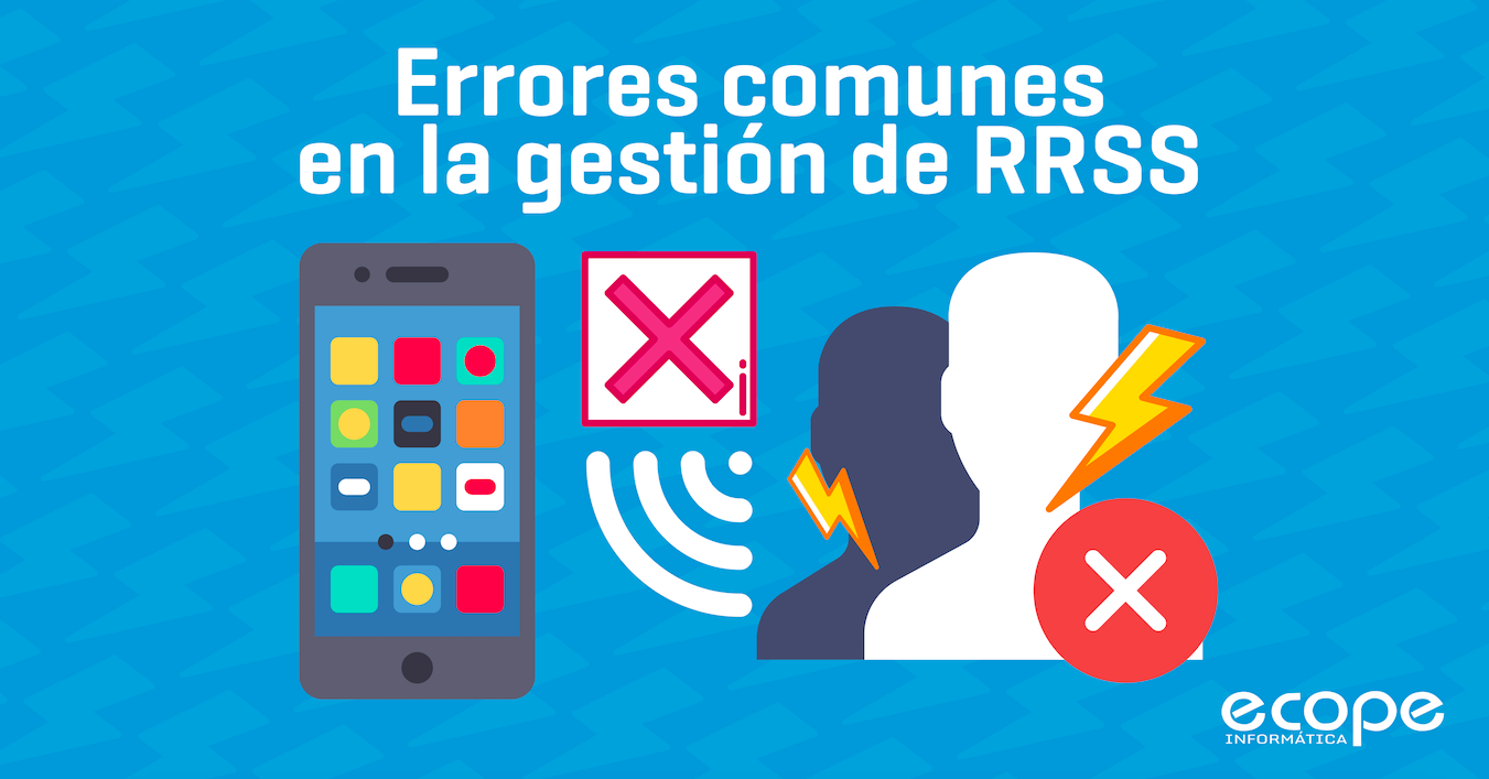 Errores comunes en la gestión de redes sociales