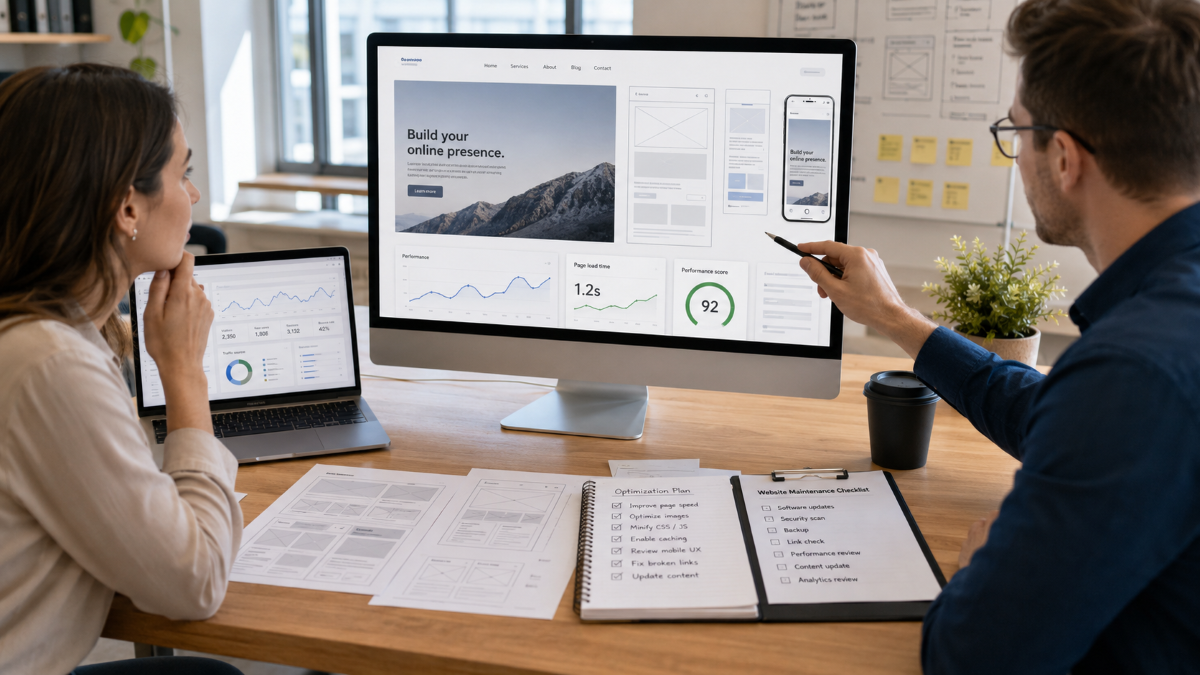 Búsqueda de opciones para contratar un diseño web 