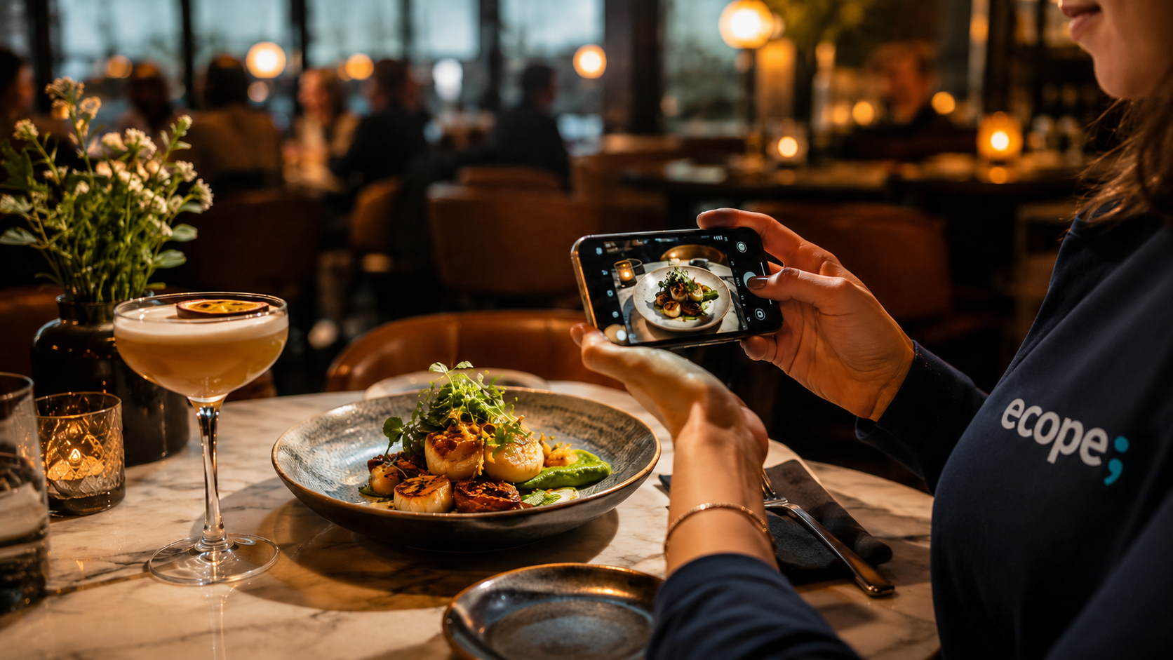 creación de contenido en redes sociales para restaurantes